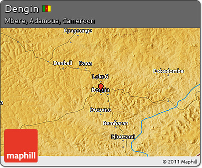 Physical 3D Map of Dengin