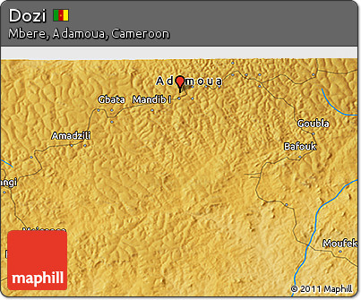 Physical 3D Map of Dozi