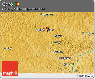 Physical 3D Map of Goro