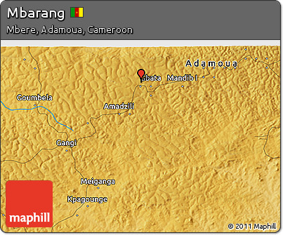 Physical 3D Map of Mbarang