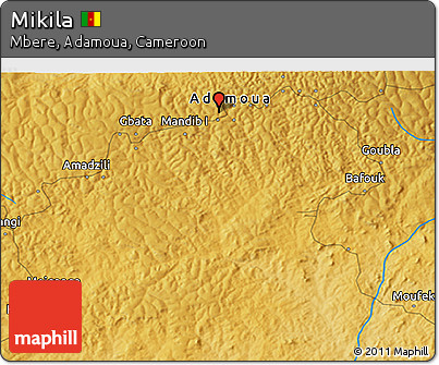 Physical 3D Map of Mikila