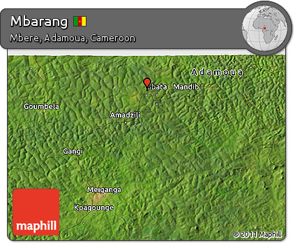 Satellite 3D Map of Mbarang