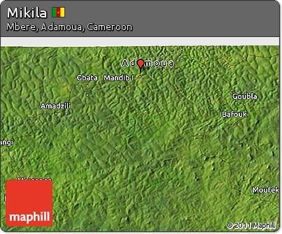 Satellite 3D Map of Mikila