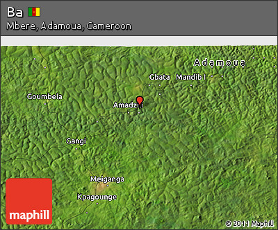 Satellite 3D Map of Ba