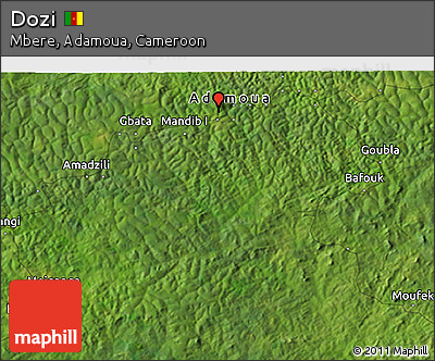 Satellite 3D Map of Dozi
