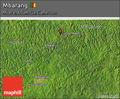 Satellite 3D Map of Mbarang