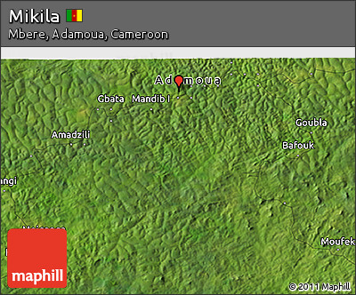 Satellite 3D Map of Mikila