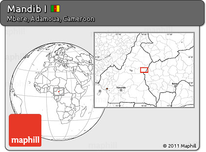 Blank Location Map of Mandib I