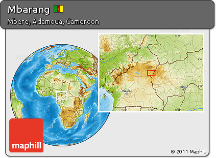 Physical Location Map of Mbarang