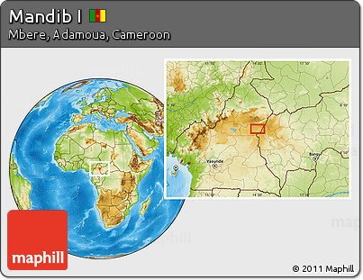 Physical Location Map of Mandib I