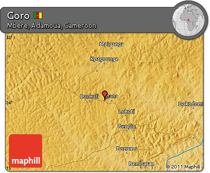 Physical Map of Goro