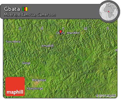 Satellite Map of Gbata