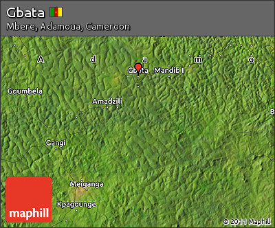 Satellite Map of Gbata