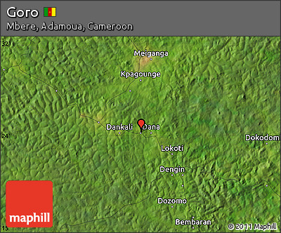 Satellite Map of Goro
