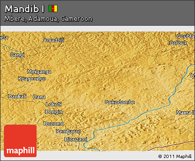 Physical Panoramic Map of Mandib I