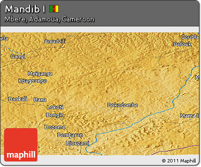 Physical Panoramic Map of Mandib I