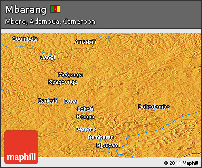 Political Panoramic Map of Mbarang