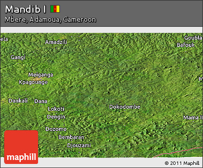 Satellite Panoramic Map of Mandib I