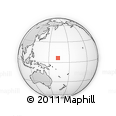 Outline Map of the Area around 6° 28' 13" N, 163° 16' 30" E, rectangular outline