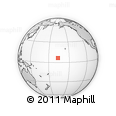 Outline Map of the Area around 6° 28' 13" N, 166° 31' 30" W, rectangular outline