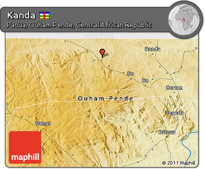 Physical 3D Map of Kanda