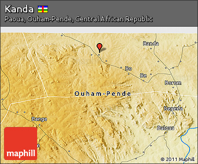 Physical 3D Map of Kanda