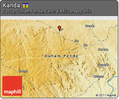Physical 3D Map of Kanda