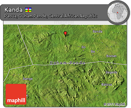 Satellite 3D Map of Kanda