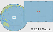 Savanna Style Location Map of the area around 6° 28' 13" N, 175° 10' 30" E