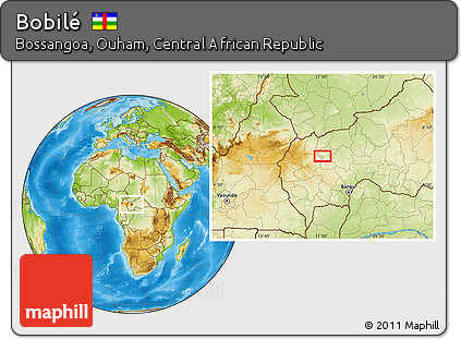 Physical Location Map of Bobilé