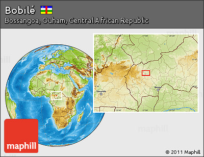 Physical Location Map of Bobilé