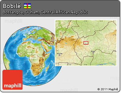Physical Location Map of Bobilé