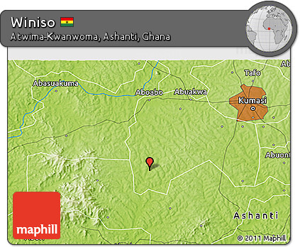 Physical 3D Map of Winiso