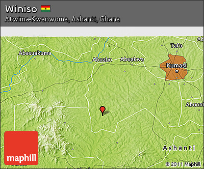 Physical 3D Map of Winiso