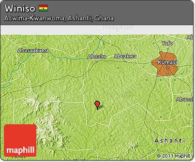 Physical 3D Map of Winiso