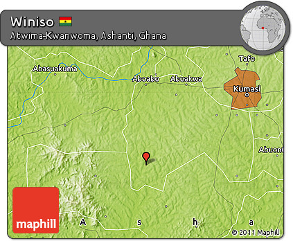 Physical Map of Winiso