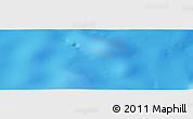 Shaded Relief Panoramic Map of the area around 6° 28' 13" N, 20° 19' 30" W