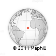 Outline Map of the Area around 6° 28' 13" N, 23° 43' 30" W, rectangular outline