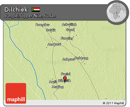 Physical 3D Map of Dilchiek