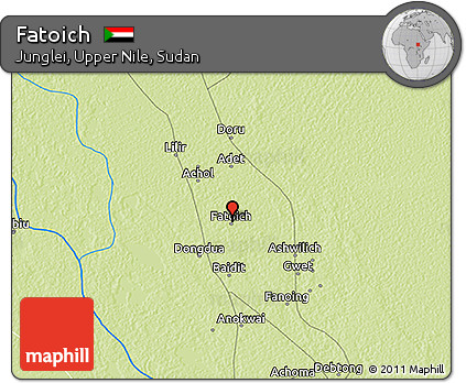 Physical 3D Map of Fatoich