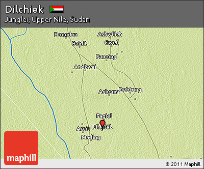 Physical 3D Map of Dilchiek