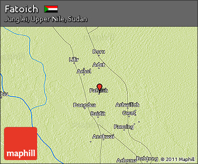 Physical 3D Map of Fatoich
