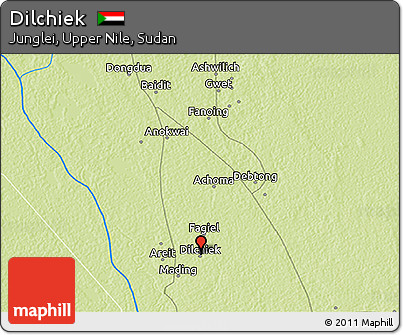 Physical 3D Map of Dilchiek