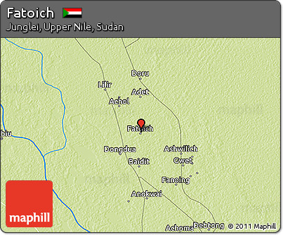 Physical 3D Map of Fatoich