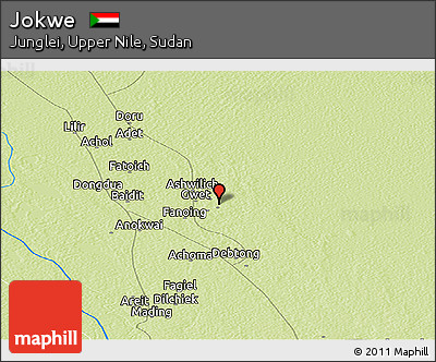 Physical Panoramic Map of Jokwe
