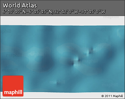 Satellite 3D Map of the Area around 6° 28' 13" N, 32° 13' 30" W