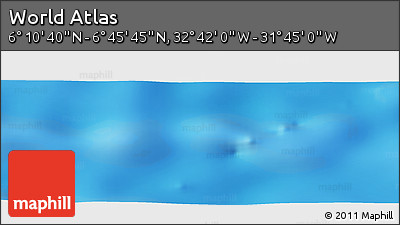 Physical Panoramic Map of the Area around 6° 28' 13" N, 32° 13' 30" W