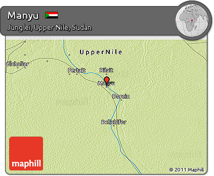 Physical 3D Map of Manyu