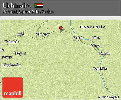 Physical 3D Map of Lichinairo