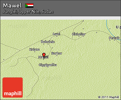 Physical 3D Map of Mawel